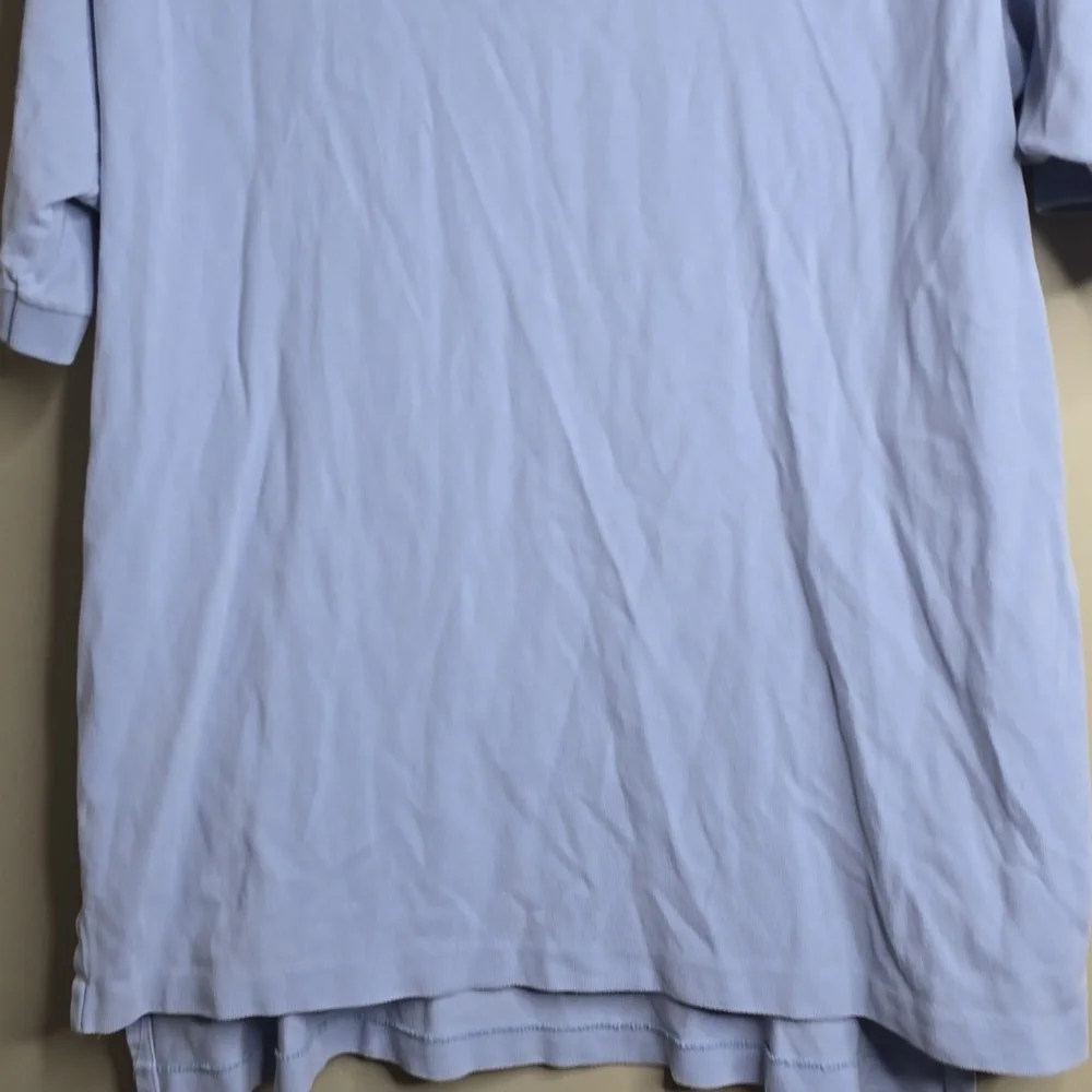 Polo by Ralph Lauren Men's Light Blue Polo Shirt Large